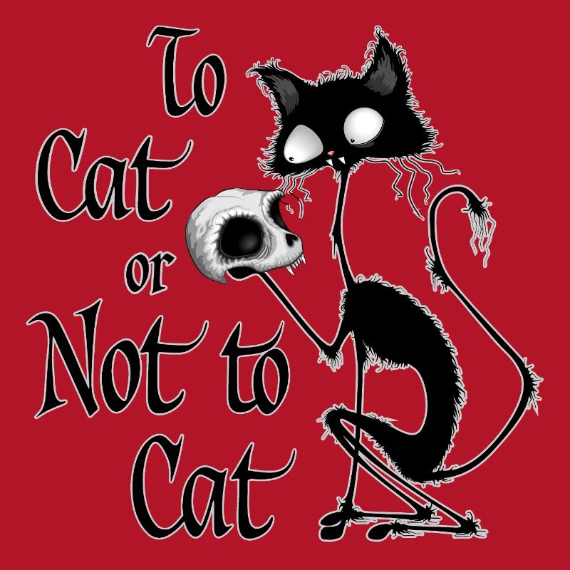« À chat ou pas à chat » Mème drôle de Hamlet à chat