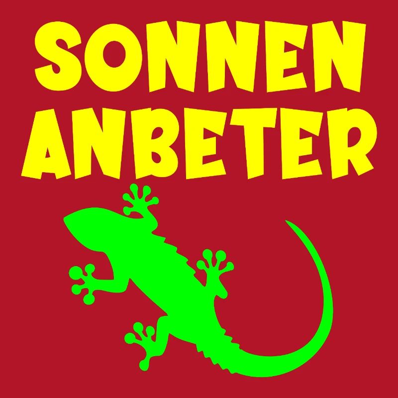 Sonnenanbeter Eidechse - Sommer Sonne