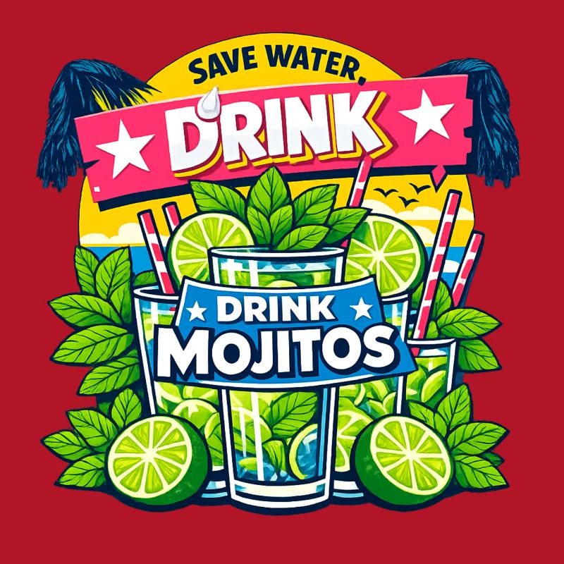 Spar das Wasser, trink Mojitos