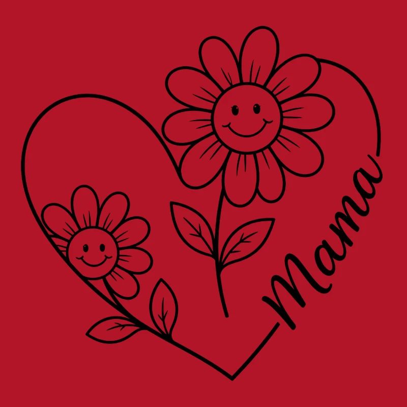 Maman Fleur en traits