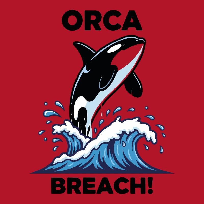 Schwertwal-Durchbruch-Seeorca