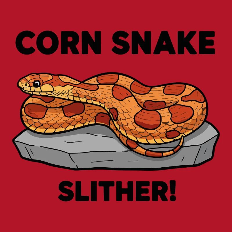 Corn Snake Slither Rock