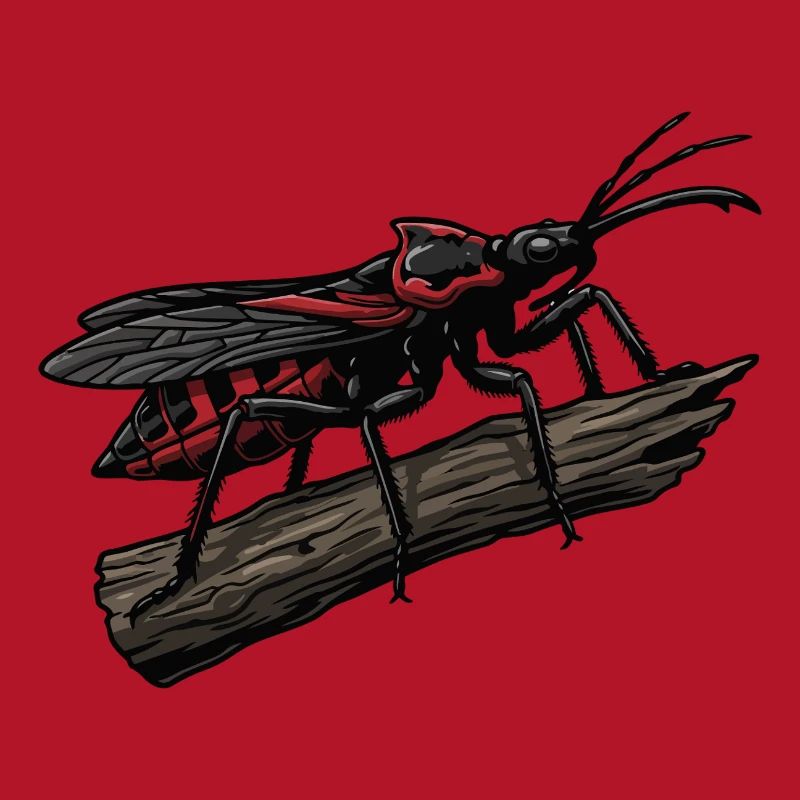 Bug Assassin Bug Hunter Red Strike Tattoo