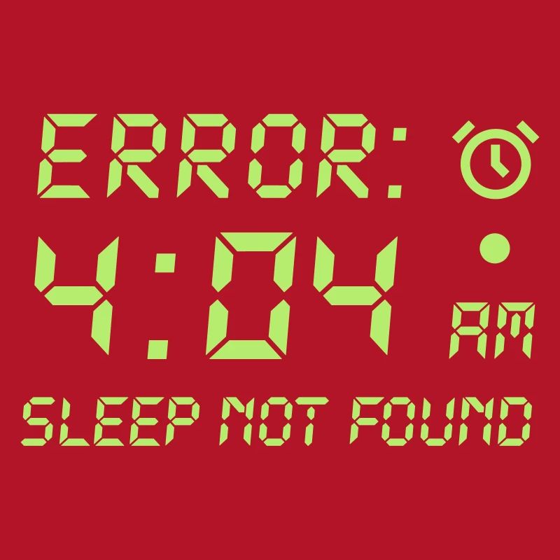 Error 404, sleep not found Programmierer Zocken