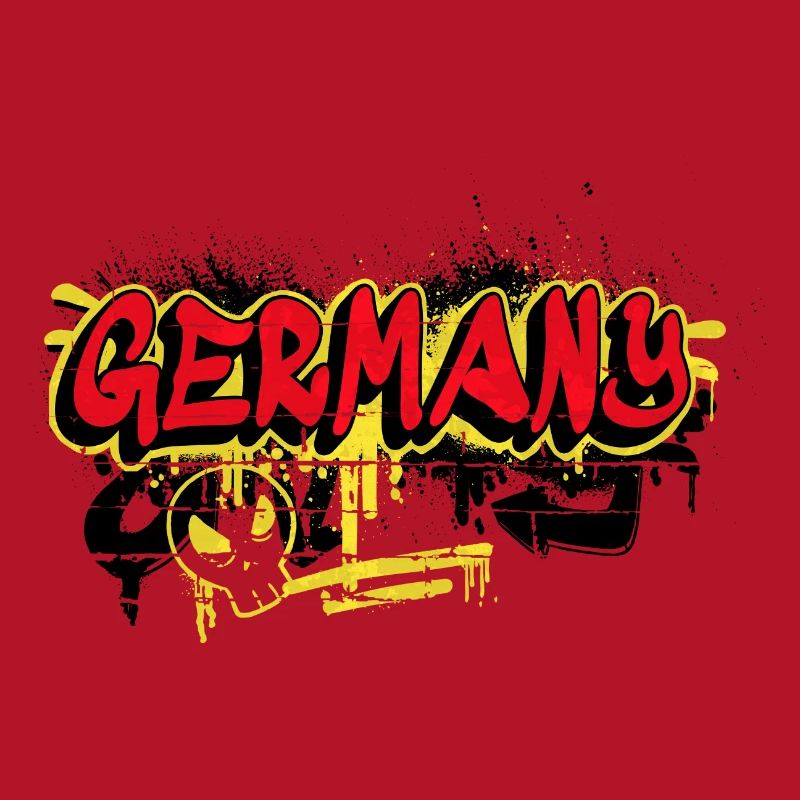 Germany Graffiti Flags Design