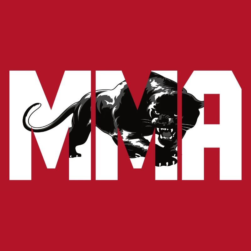 MMA Design mit einer Raubkatze