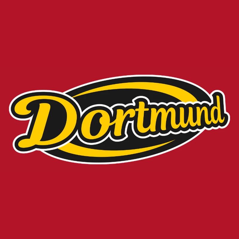Dortmund Retro Logo Print