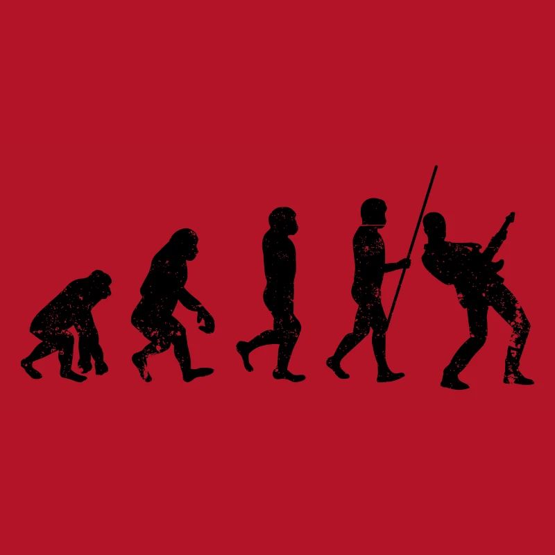 Evolution guitar player