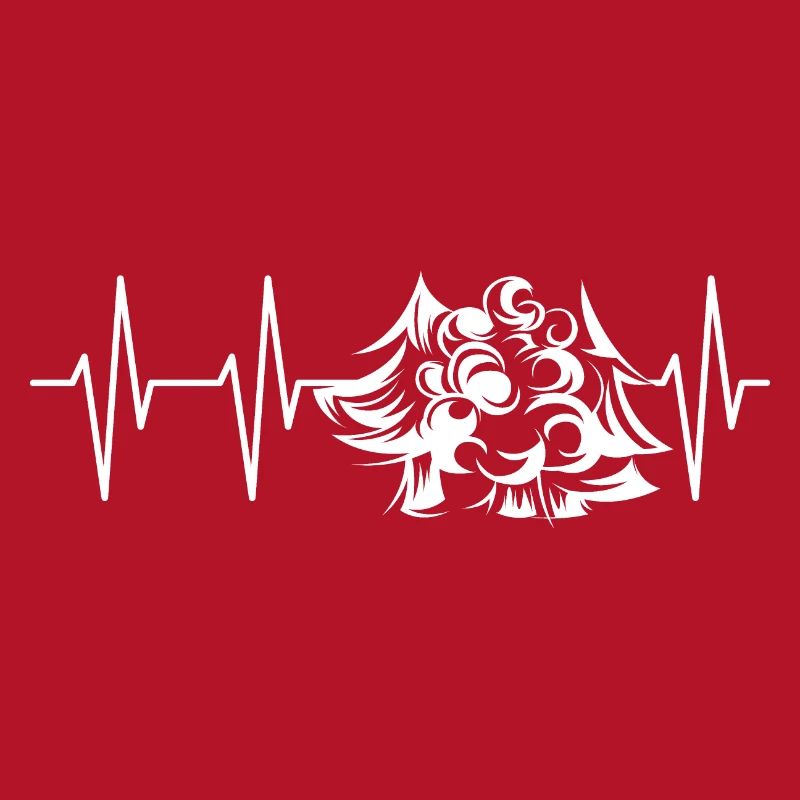 forest, heartbeat, trees, tree, forests, pulse, nature, icon
