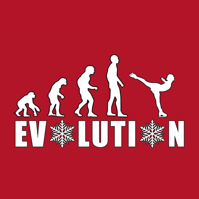 EVOLUTION EISKUNSTLAUF WINTER SCHNEE