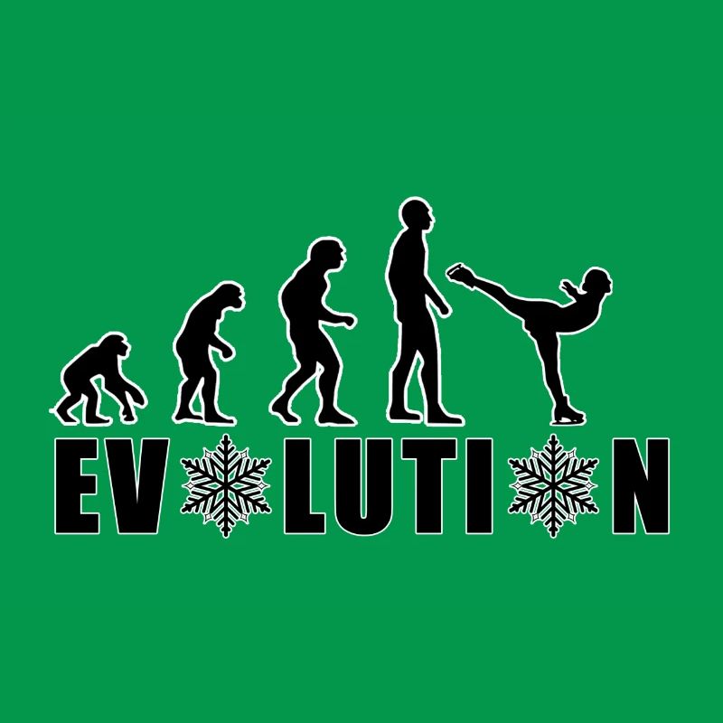 EVOLUTION EISKUNSTLAUF WINTER SCHNEE
