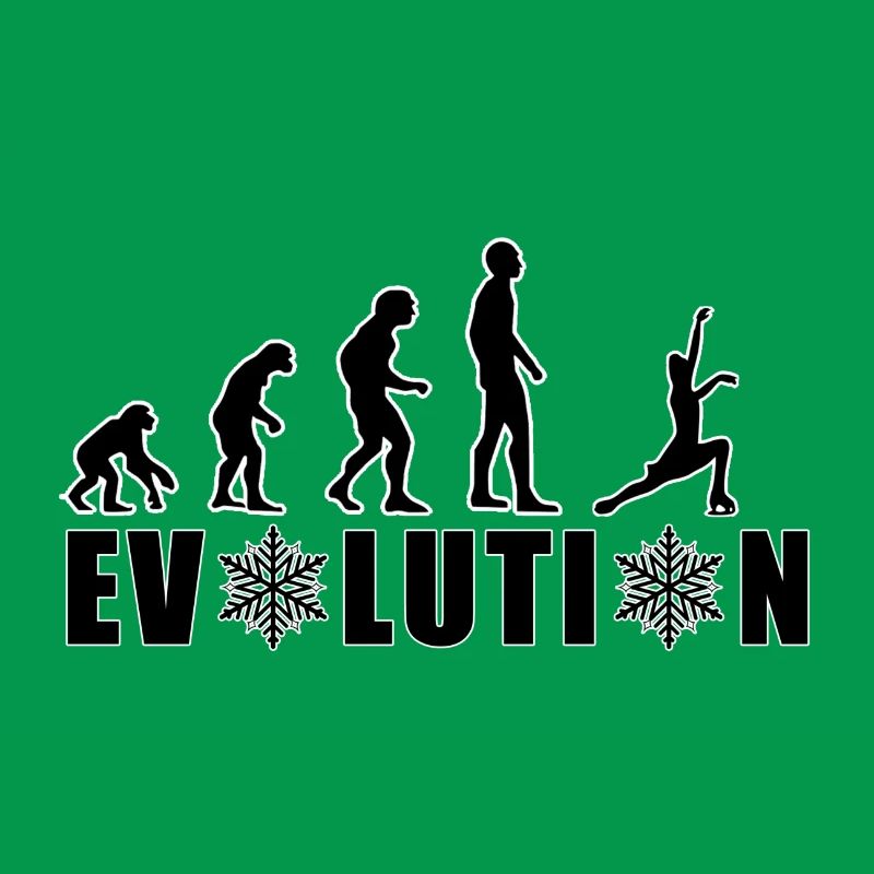 EVOLUTION EISKUNSTLAUF WINTER SCHNEE