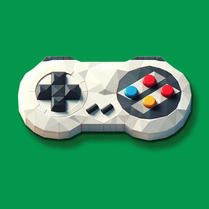 Retro Gaming Controller 16 Bit Console