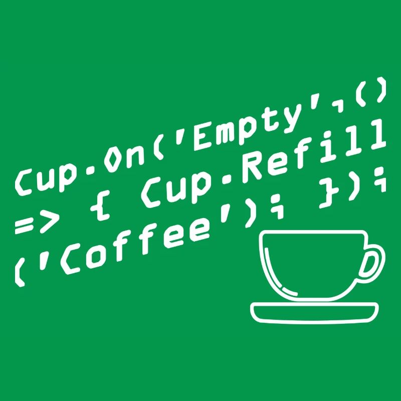 Programmers generate code from coffee