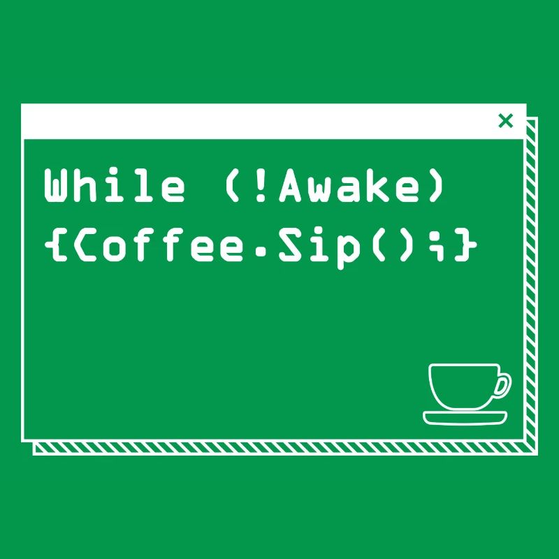 Aus Kaffee Code generieren Programmierer