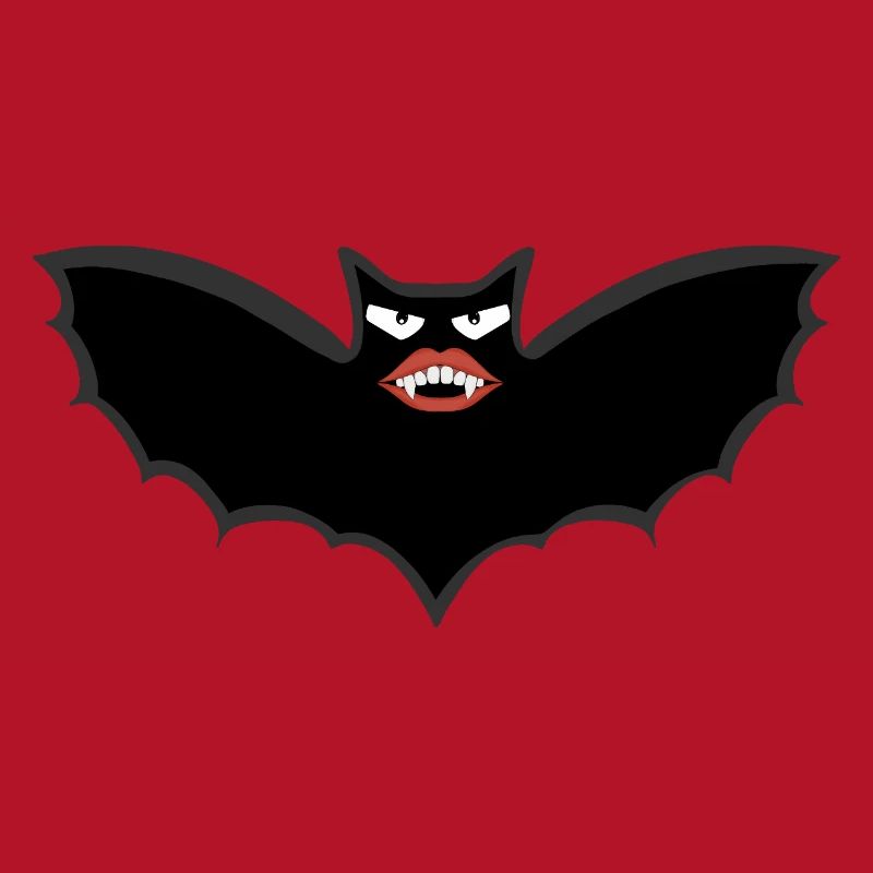 Gothic Vampire bat with huge lips