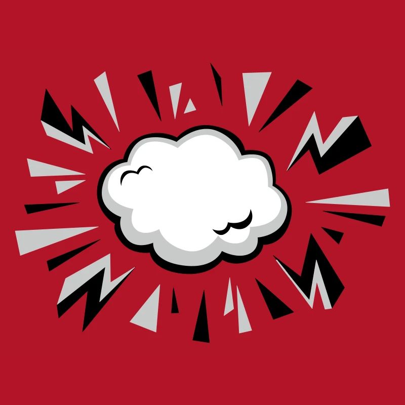 Comic Cloud with Lightning