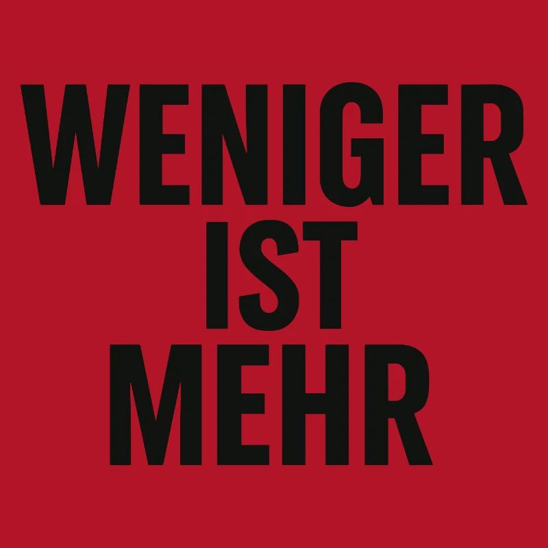 Moins c’est plus de conception typographique