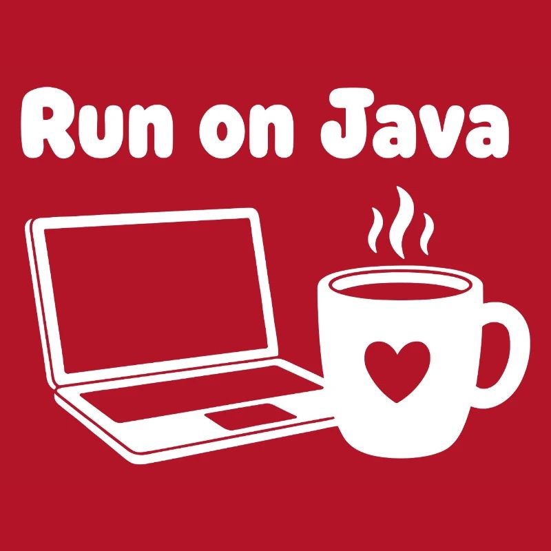 Java Run Cafe Ordinateur portable Coeur