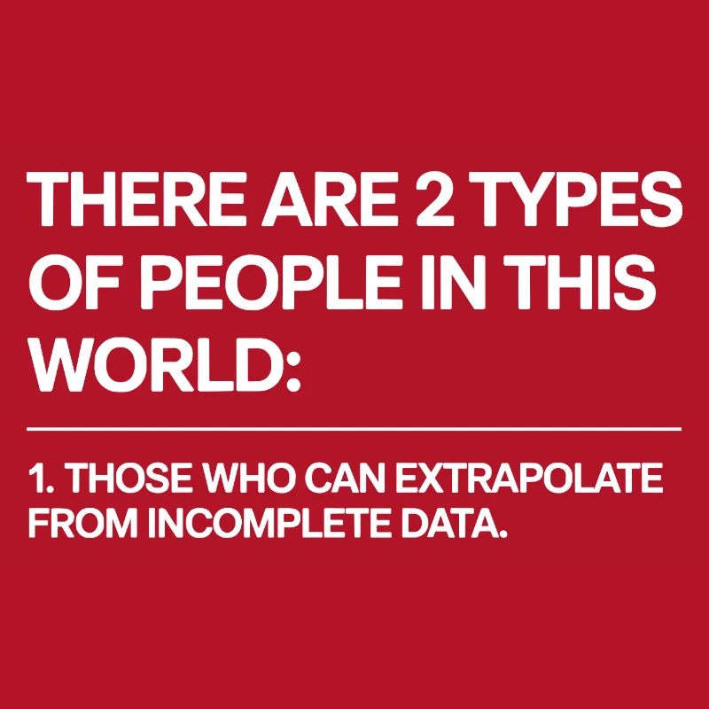 Statistics Analysis Data Science Extrapolation