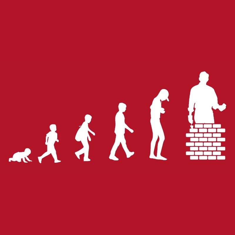 Évolution du bébé au maçon / métier
