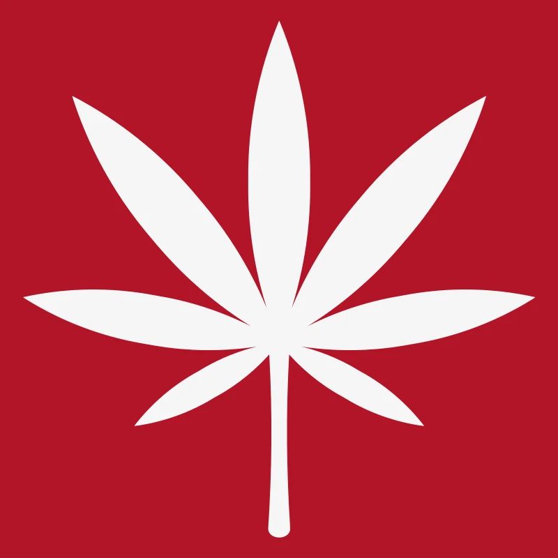 Cannabis / Marijuana / Hemp Leaf (White)