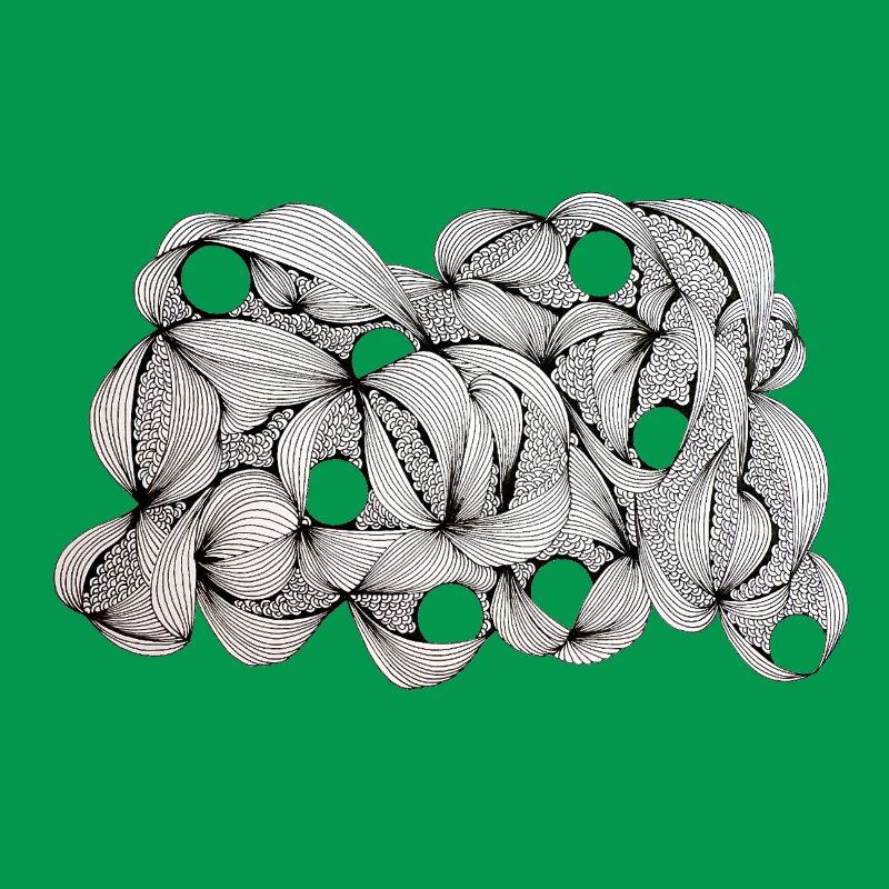 Lined Leaf Weave Pattern