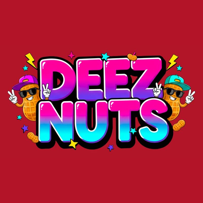 Deez Nuts - Funny Graffiti Colorful