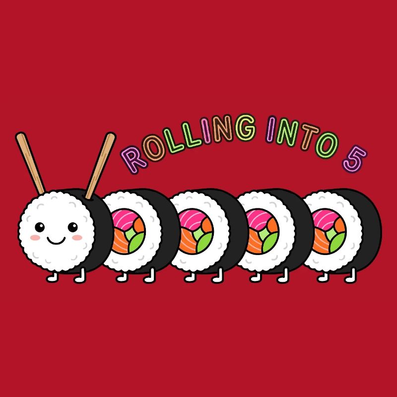 Rolling Into 5 Sushi Geburtstag