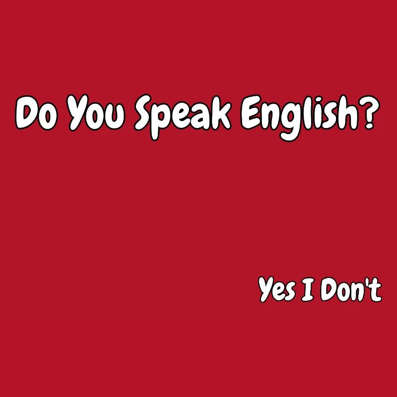 Conception drôle de blagues en anglais