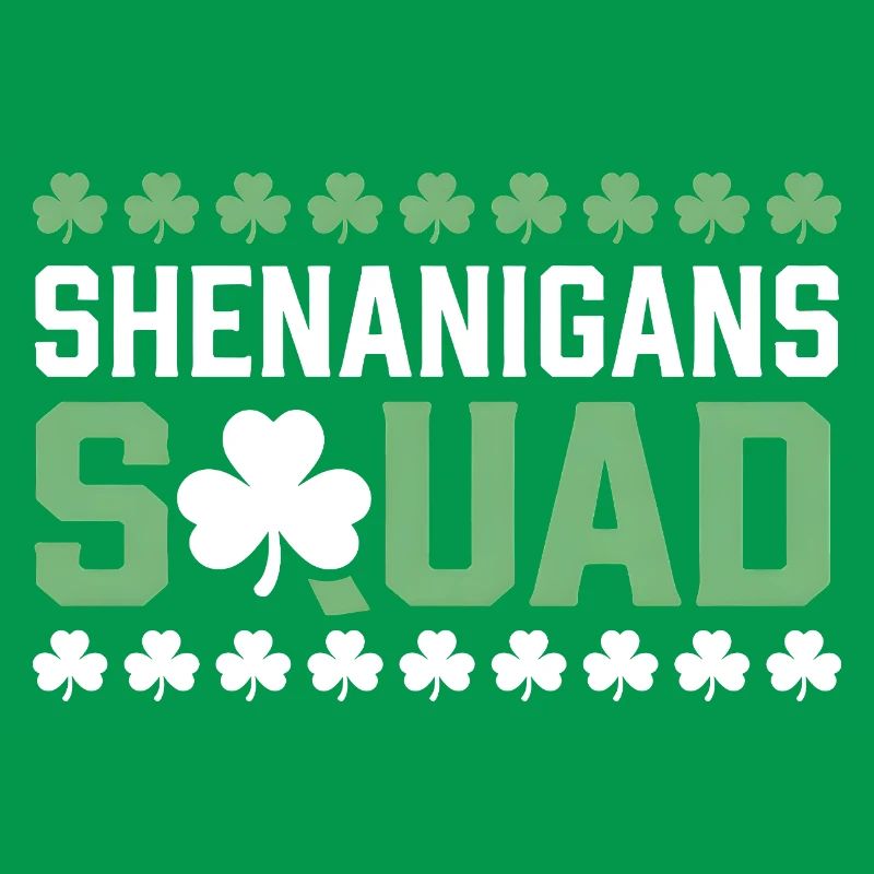 Shenanigans Squad Shamrock Tee
