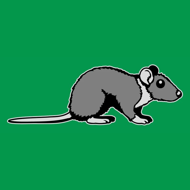 Profil secondaire de rat Mignon, bande dessinée drôle d’animal rongeur