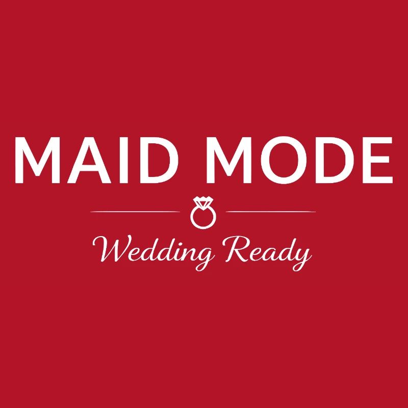 Maid Mode Hochzeitsfertiges Brautjungfernparty-Team