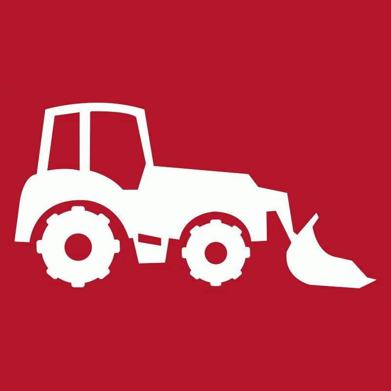 Traktor Silhouette Frontlader