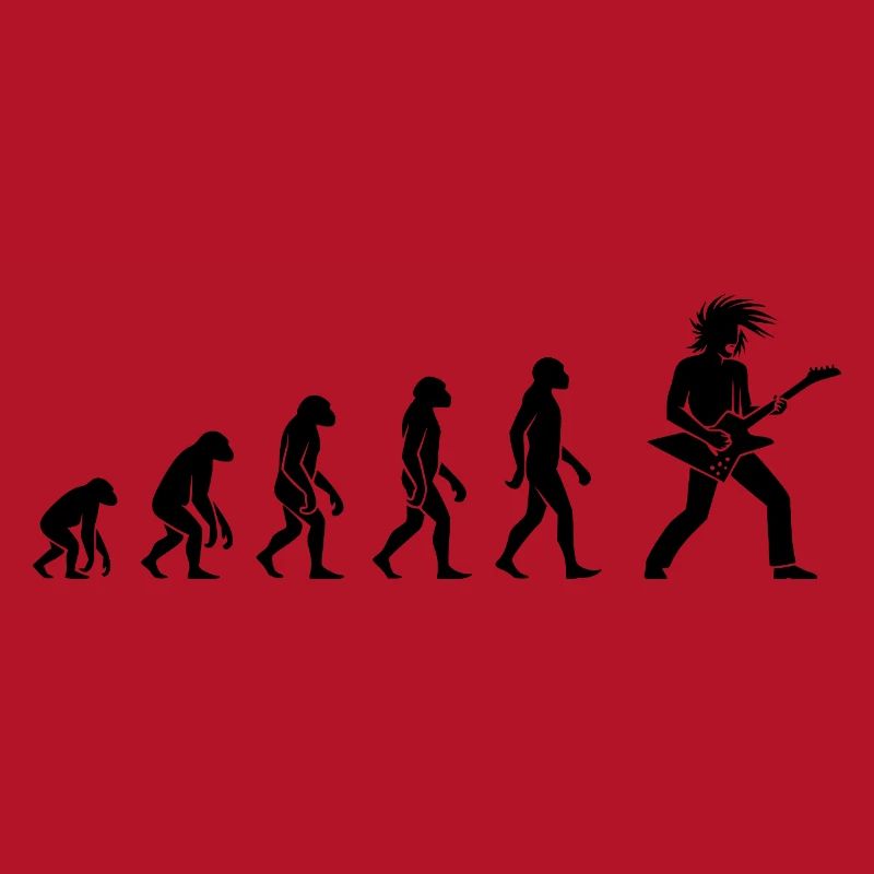 Evolution Rock 'n' Roll Guitarist Design