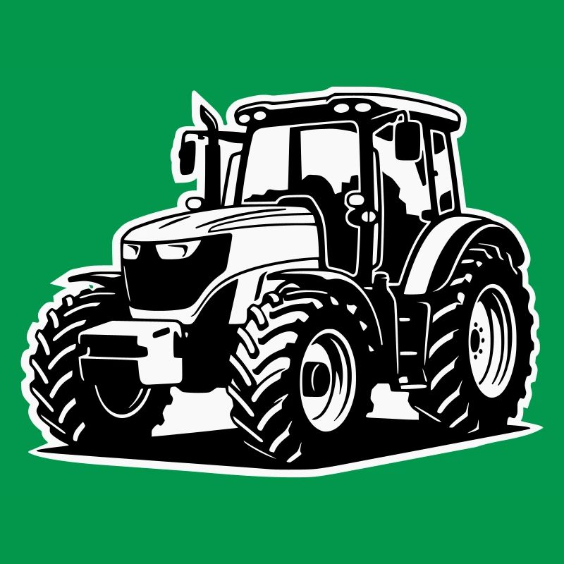 Traktor / Trecker / Schlepper (2-farbig)