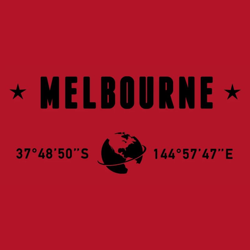 Melbourne Australia Coordinates Planet Earth