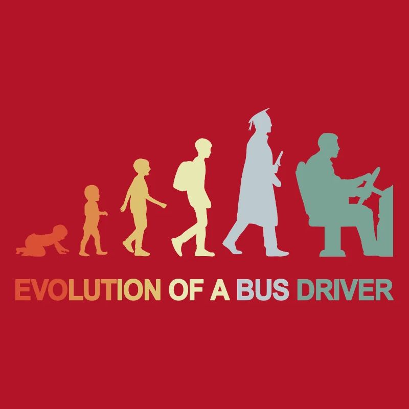 Évolution du bébé au chauffeur de bus