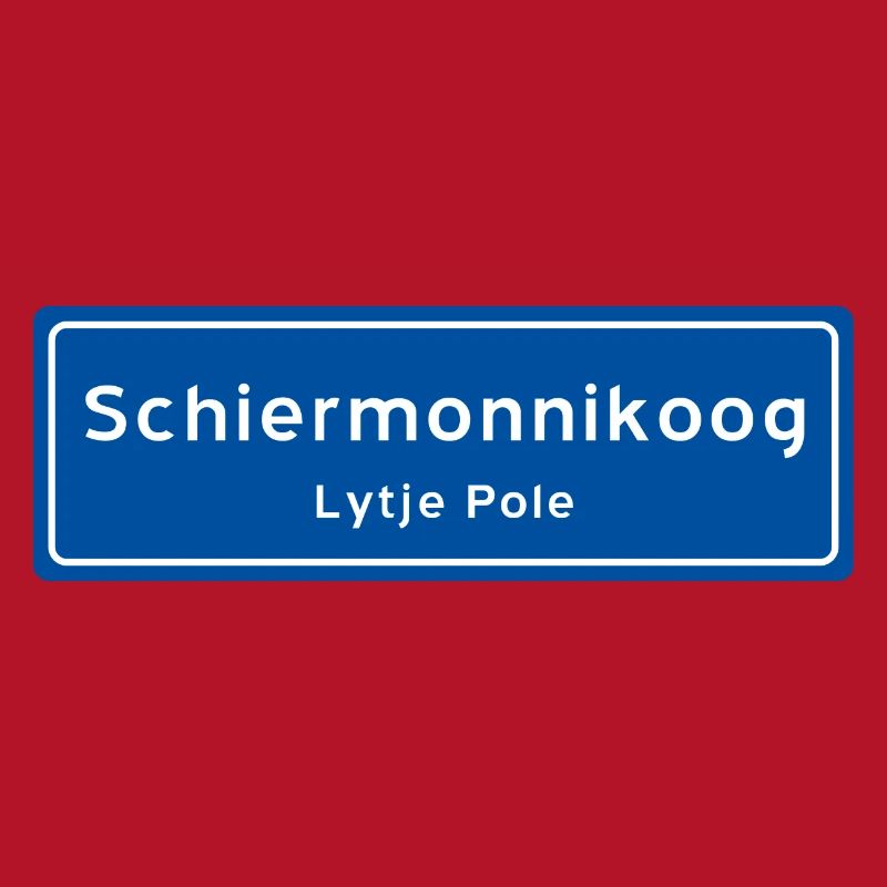 Panneau de nom de lieu Schiermonnikoog