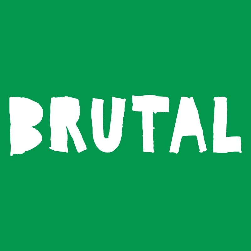 Conception brutale du logo Daged Bold