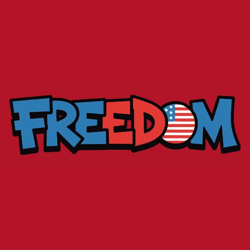 Freedom Typografie Statement Design