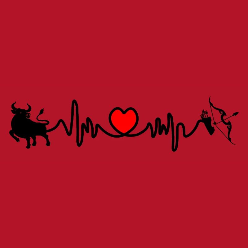 Herzfrequenz Cardio Stier Schütze