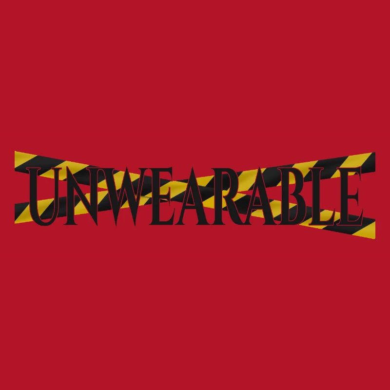 Unwearable – Statement Design with Warning Tape