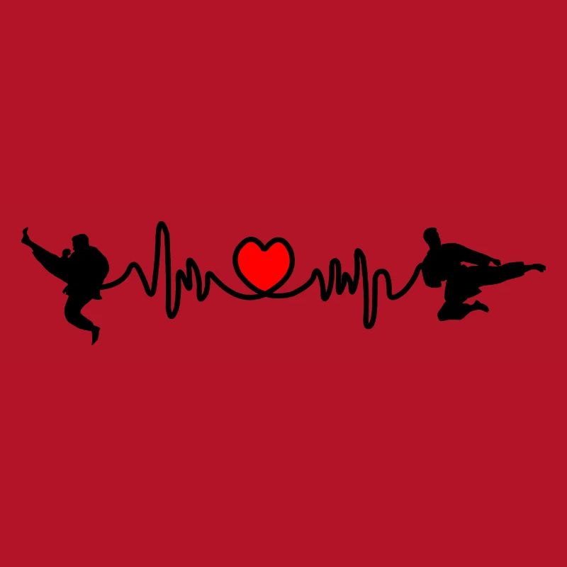 Karate Cardio oder Herzfrequenz mit Karate-Kicks