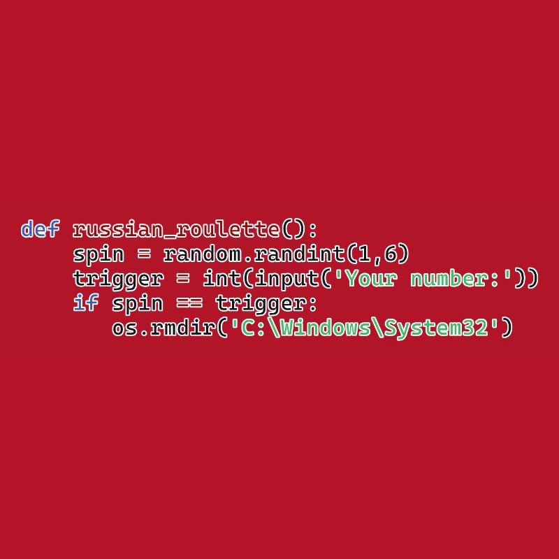 Python Russian Roulette