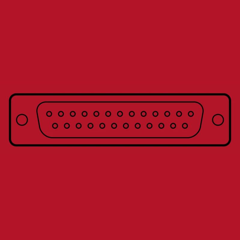 DB 25 Connector Parallel, Drucker