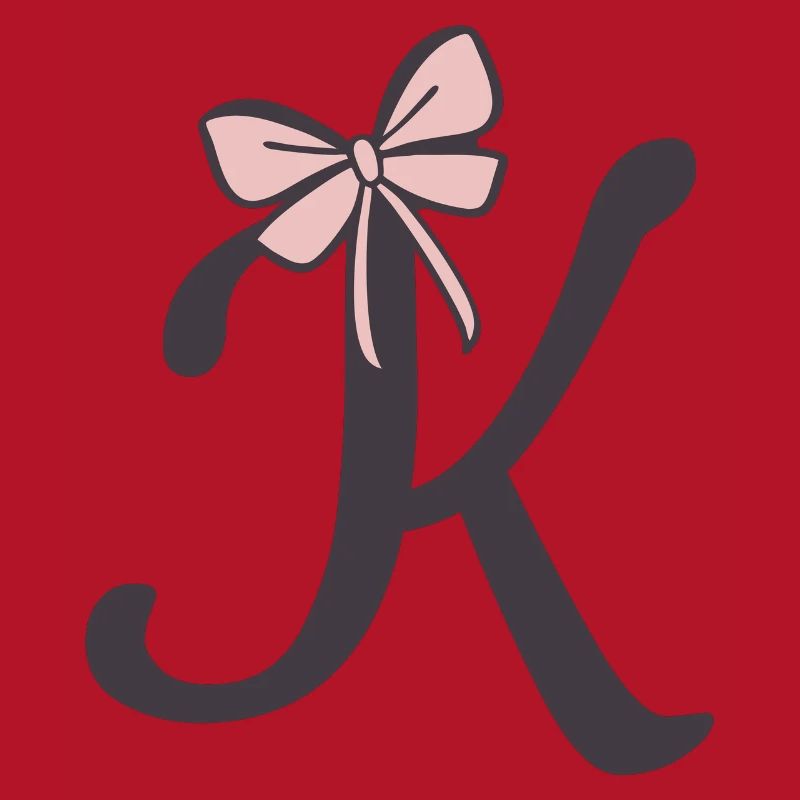Initial letter K bow
