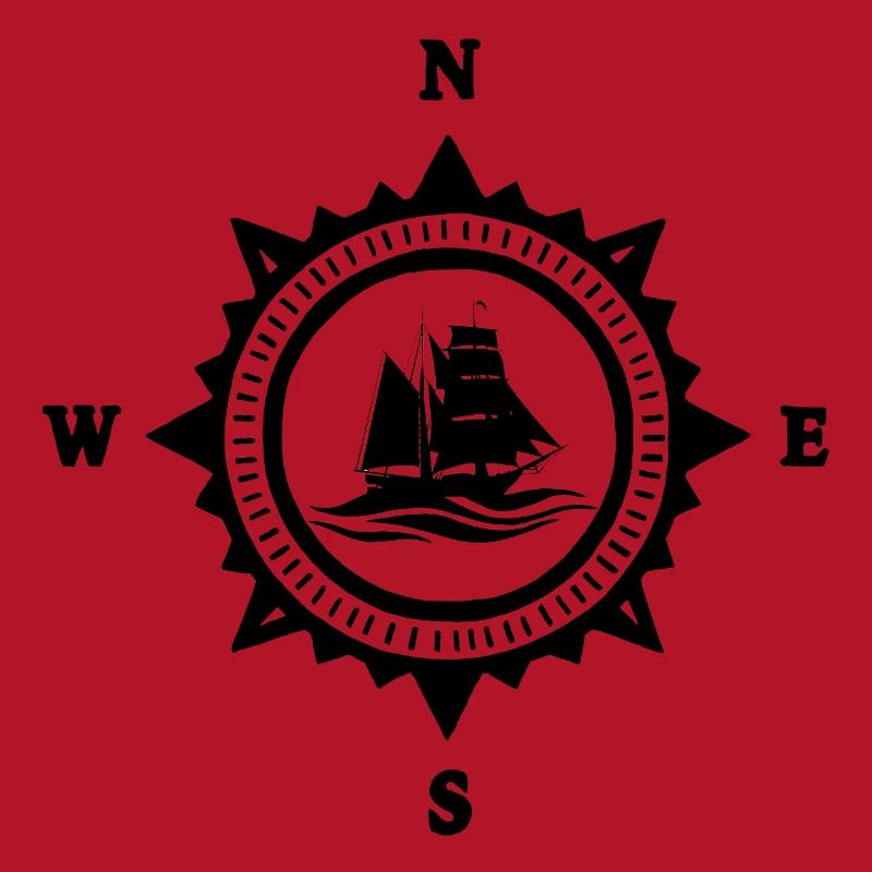 Das schwarze Boot und der Kompass