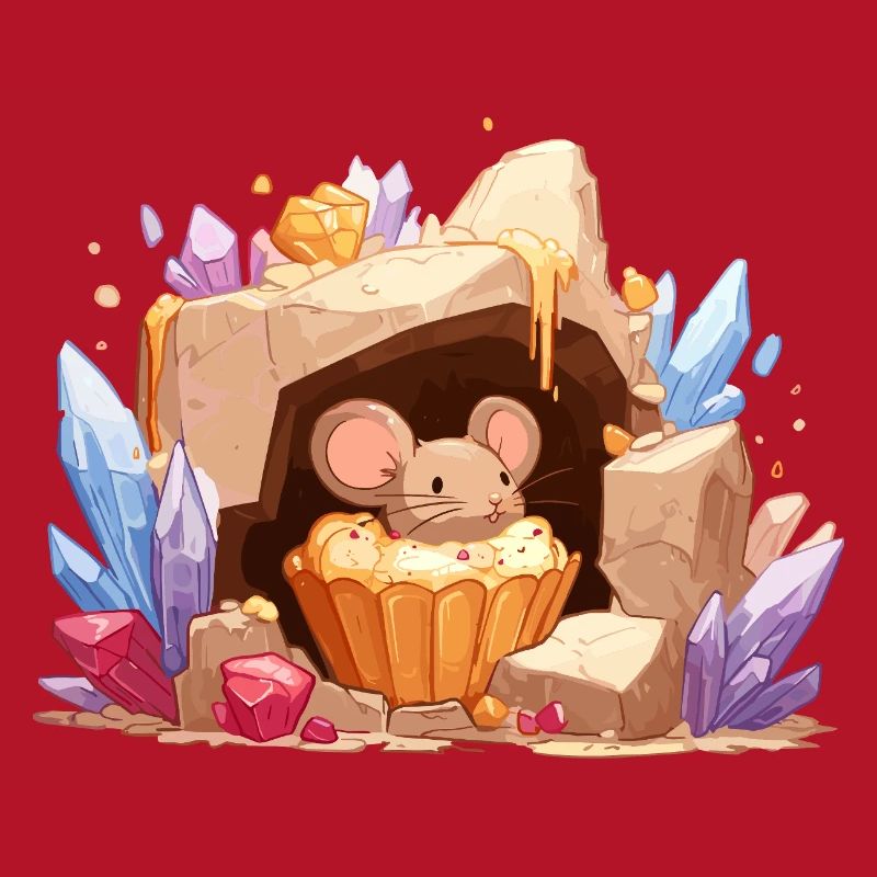 Crystal Cave Mouse Cake