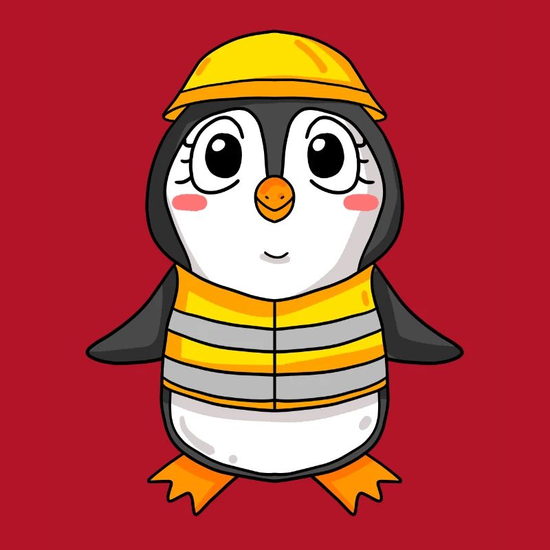 Cadeau de construction de maison de construction de maison de pingouin